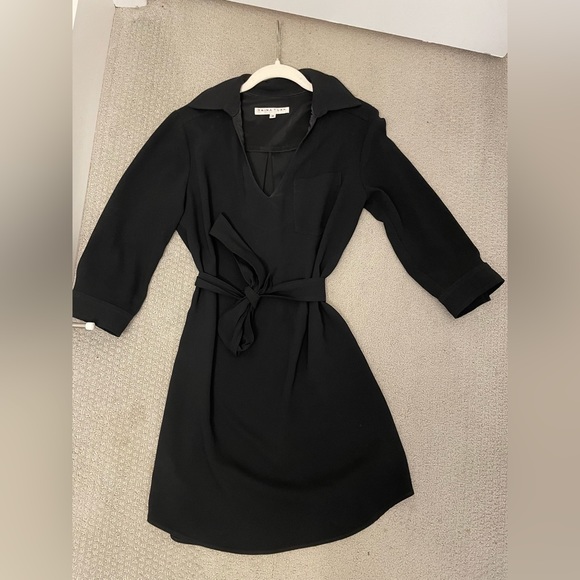 Trina Turk | Black Belted Dress (4) - Picture 2 of 4